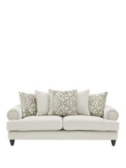Luxe Collection - Debonair 3-Seater Fabric Sofa